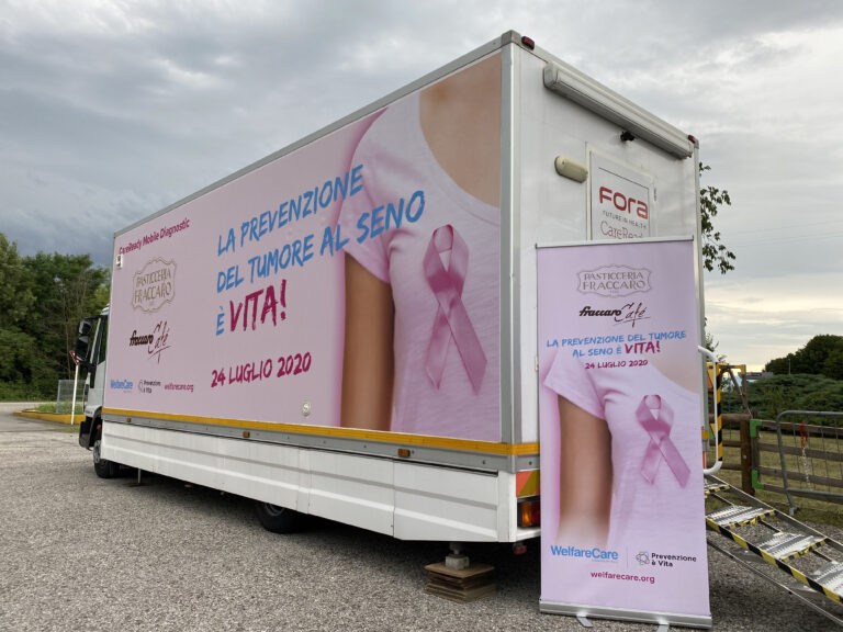 Evento prevenzione al seno 2020 Fraccaro Cafè