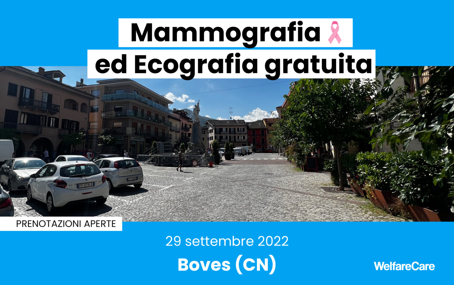 Un nuovo appuntamento con la prevenzione. Giovedì 29 settembre 2022 – Boves (CN)
