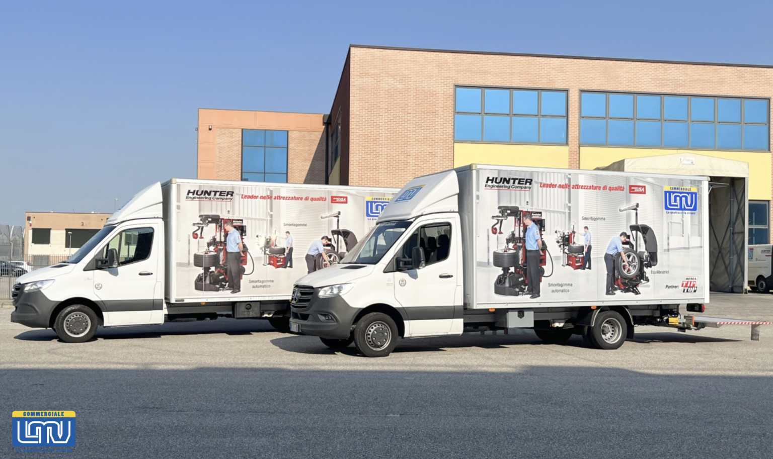 Commerciale LMV srl: vendita, installazione e manutenzione di attrezzature per gommisti ed autofficine.