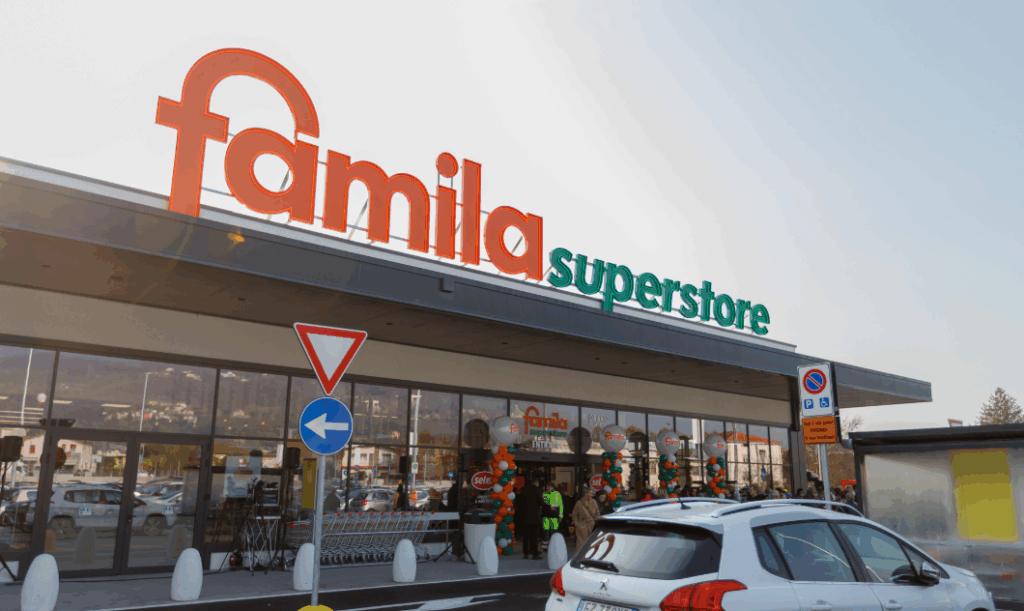 Famila di Schio: insegna nazionale che offre ai consumatori ampi assortimenti e prezzi competitivi