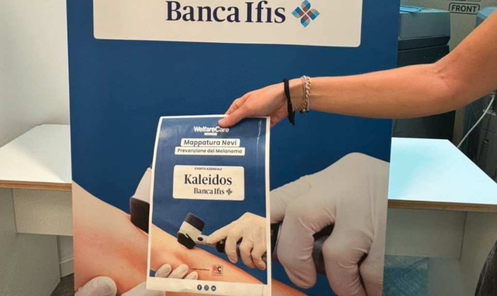 Banca Ifis porta la prevenzione del melanoma a Milano (MI).