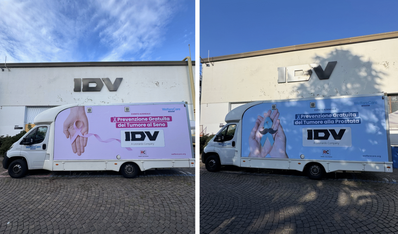 La Prevenzione del Tumore al Seno e la Prevenzione del Tumore alla Prostata entrano in azienda con IDV S.p.A.