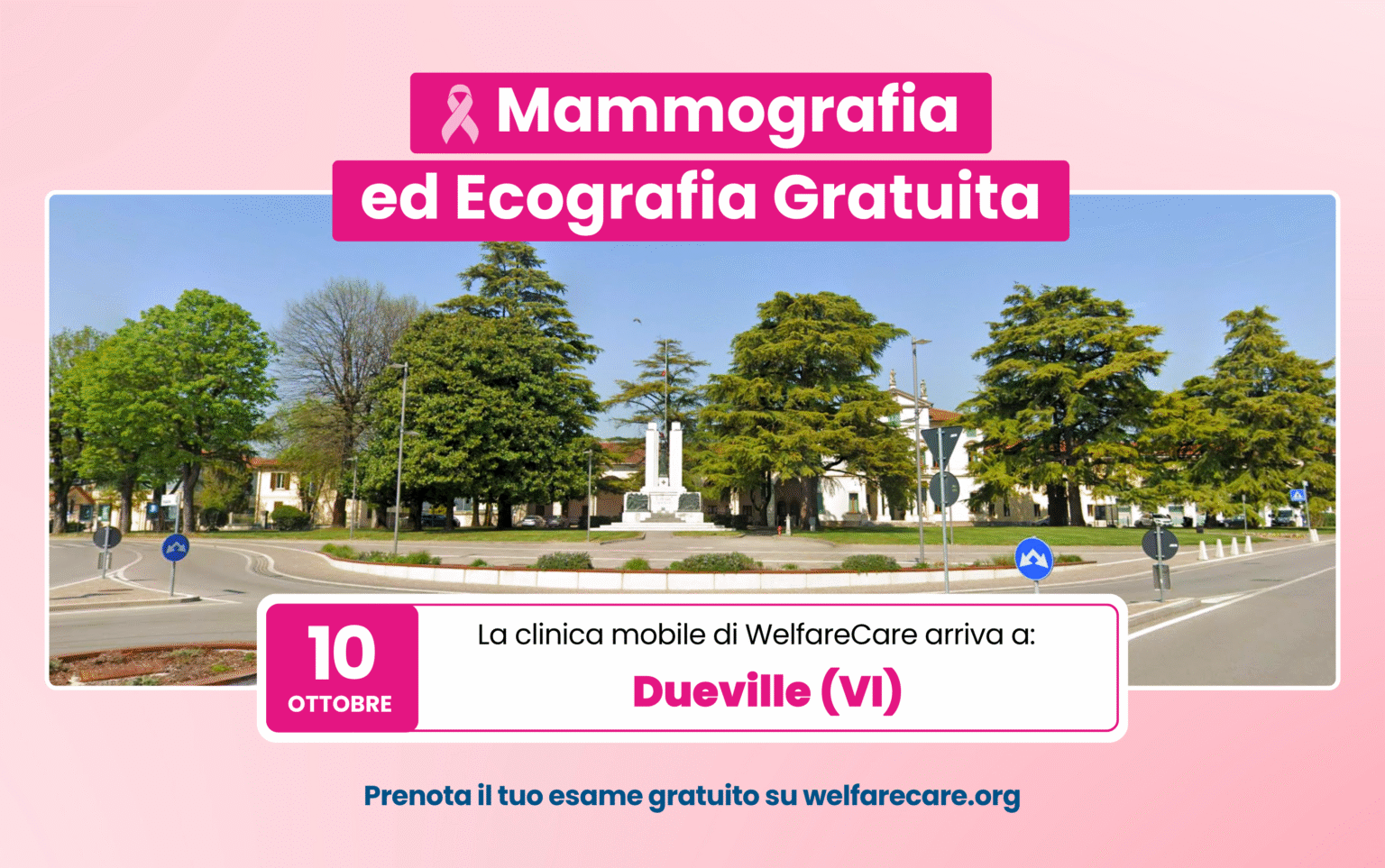 Un nuovo appuntamento con la prevenzione. Sabato 10 ottobre 2026 – Dueville (VI)