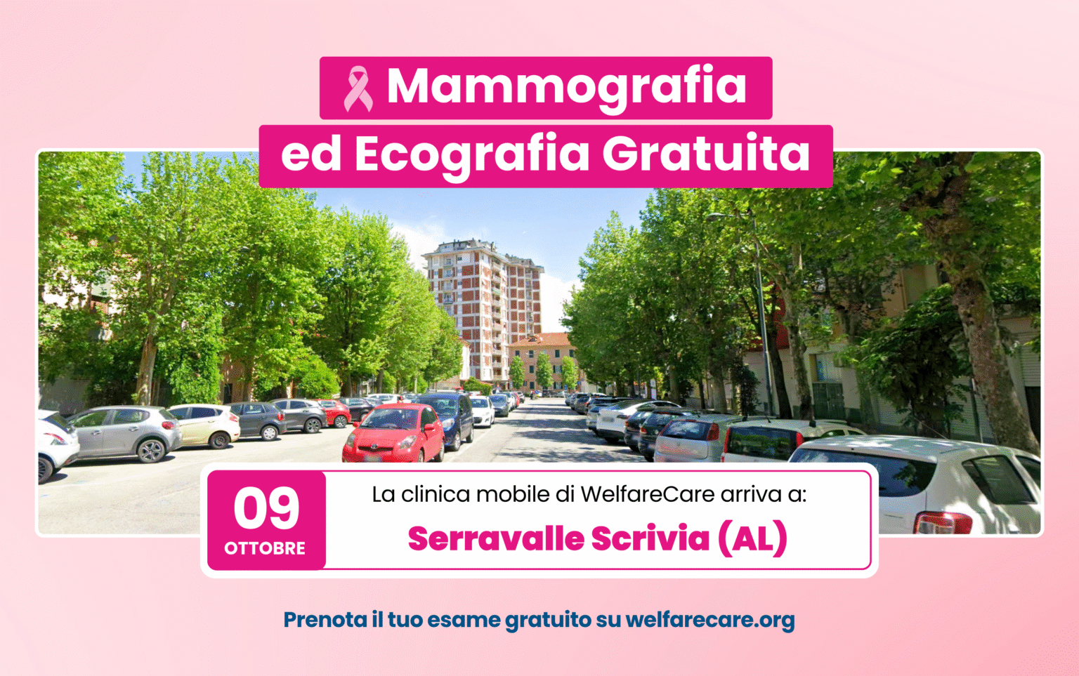 Un nuovo appuntamento con la prevenzione. Venerdì 9 ottobre 2026 – Serravalle Scrivia (AL)
